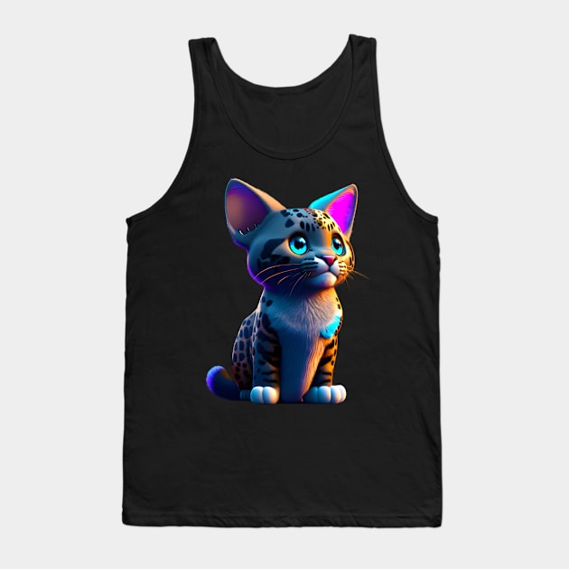 Adorable, Cool, Cute Cats and Kittens 37 Tank Top by The Black Panther